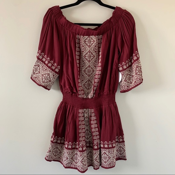 Tularosa Fiona Dress Mulled Wine Size XS NWT - Picture 2 of 13